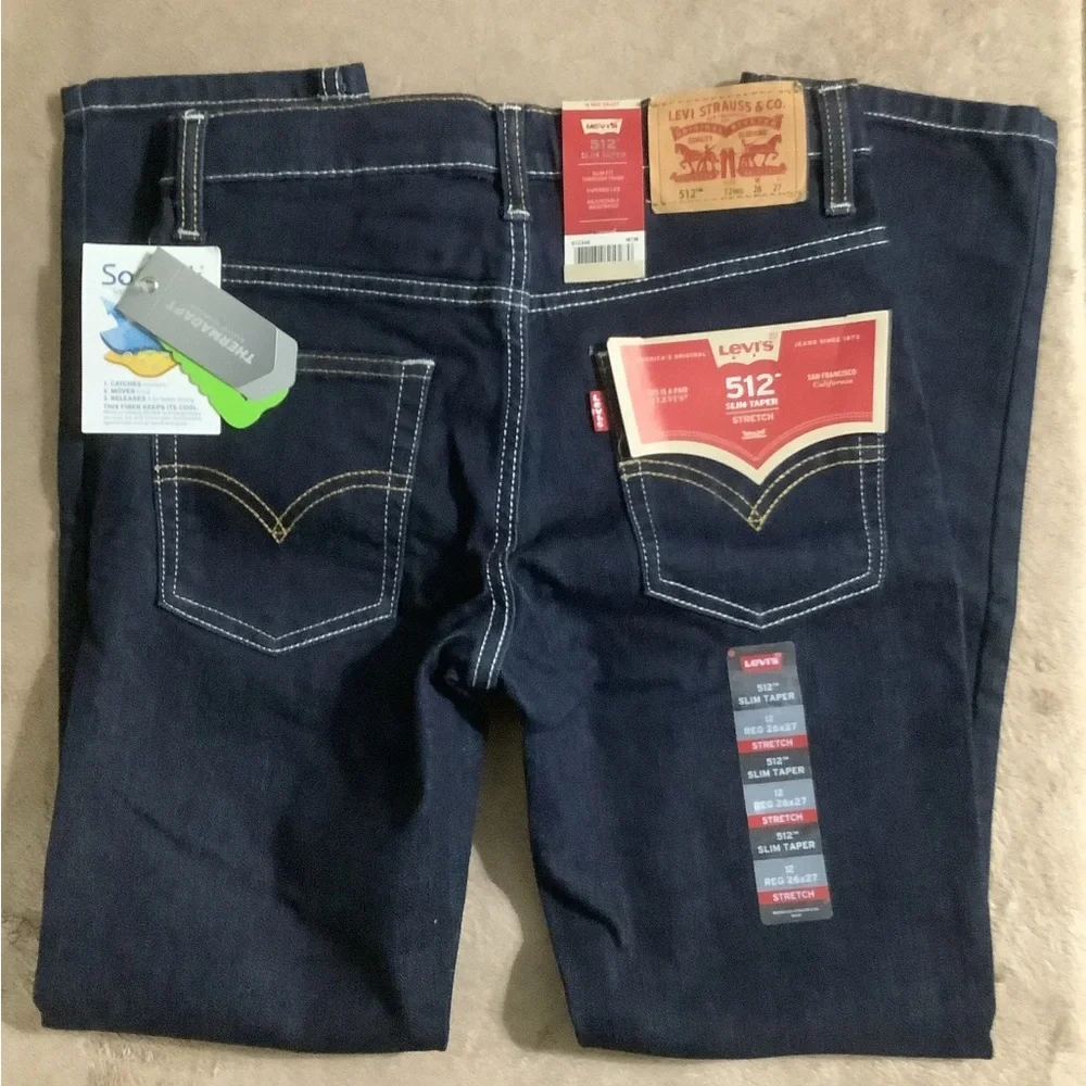 NWT LEVI’S 512 Boys Slim Taper Stretch‎ Jeans
